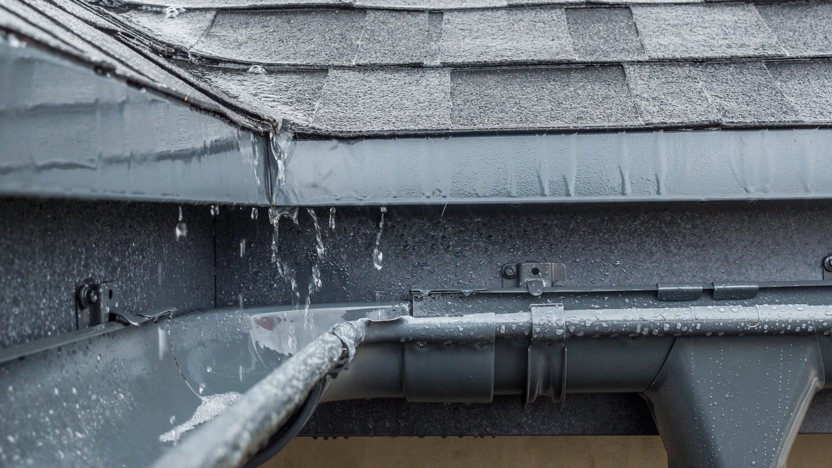 How to install gutters on flat roofs